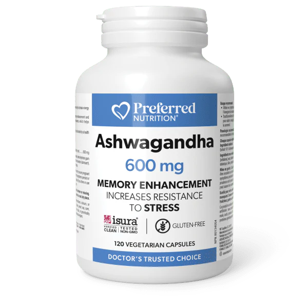 Preferred Nutrition: Ashwagandha 600mg