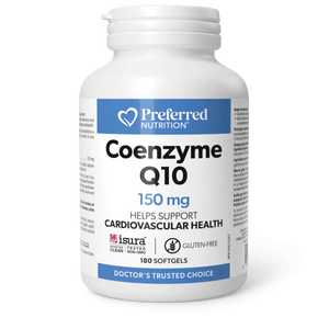 Preferred Nutrition: Coenzyme Q10 150 mg Softgels