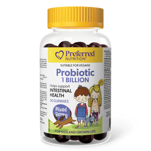 Preferred Nutrition: Probiotic 1 Billion Gummies for Kids