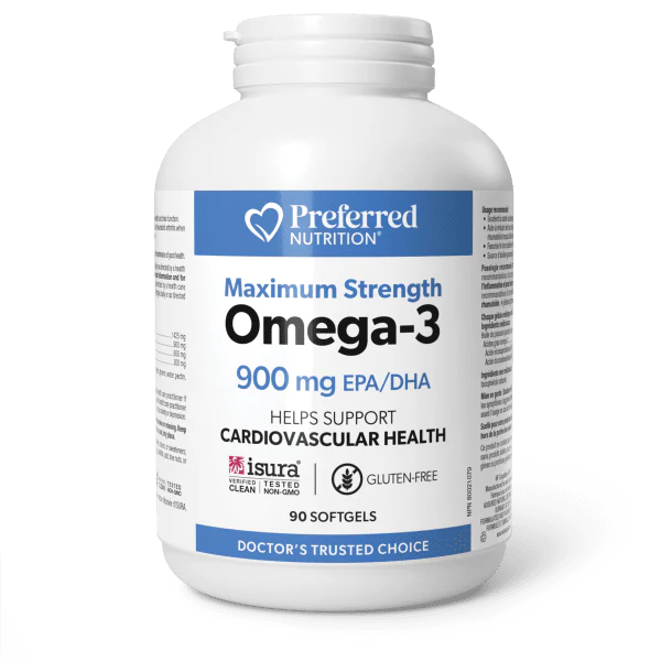 Preferred Nutrition: Maximum Strength Omega-3 900 MG