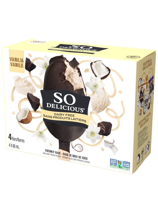 So Delicious: Coconut-Based Frozen Dessert Bars - 4 Pack