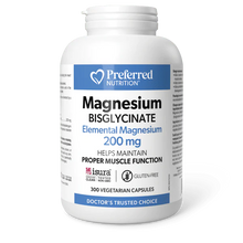 Load image into Gallery viewer, Preferred Nutrition: Magnesium Bisglycinate 200 MG Vegetarian Capsules
