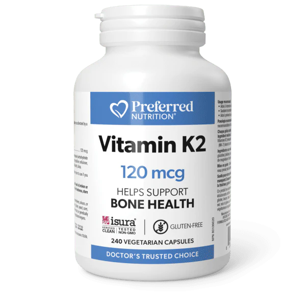 Preferred Nutrition: Vitamin K2 120mcg