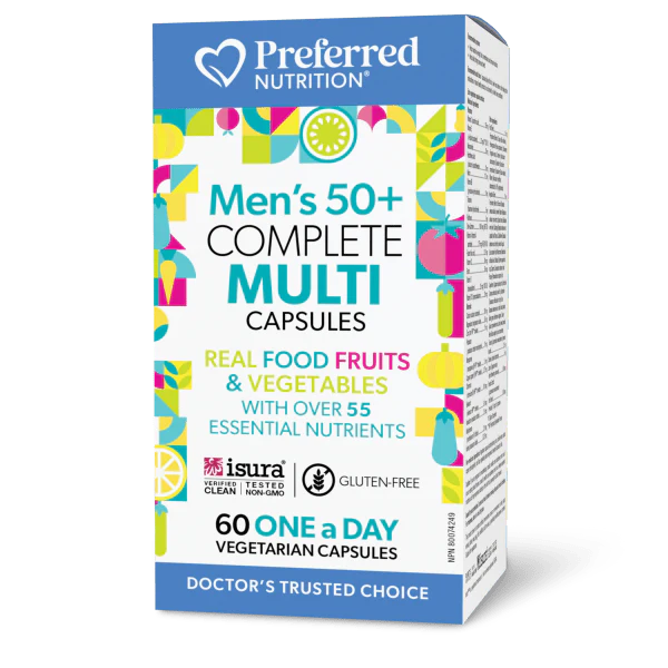 Preferred Nutrition: Men’s 50+ Complete Multi Capsules