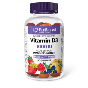 Preferred Nutrition: Vitamin D3 1000 IU Gummies