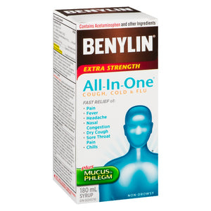 Benylin: All in One Syrup, Extra Strength