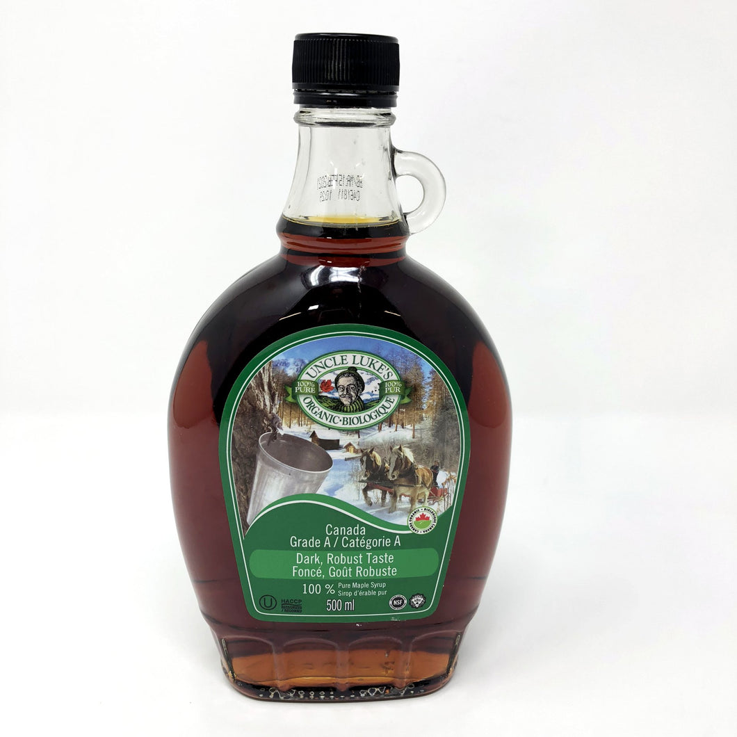 Uncle Luke's: Organic Maple Syrup Dark Robust Taste