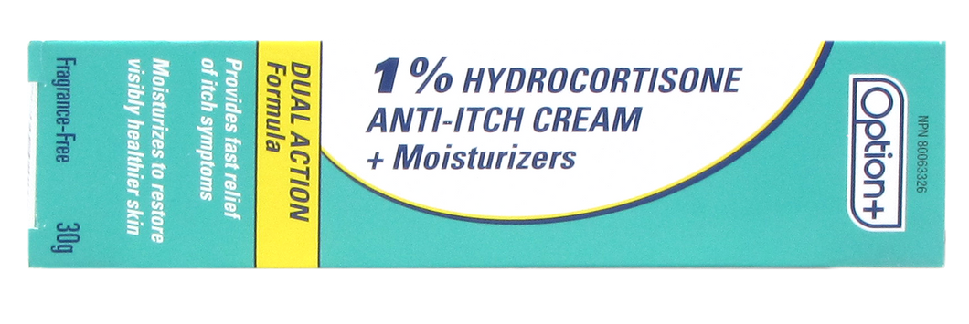 Option+ Hydrocortisone anti-itch cream