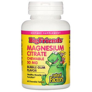 Natural Factors: Big Friends Magnesium Citrate