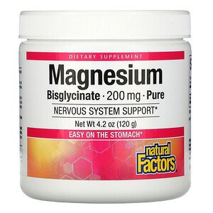 Natural Factors: Magnesium Bisglycinate, Pure