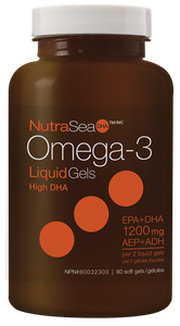 NutraSea: Omega-3 Liquid Gels High DHA
