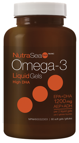 NutraSea: Omega-3 Liquid Gels High DHA