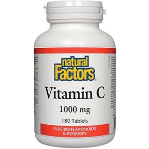 Natural Factors: Vitamin C 1000 mg plus Biofavanoids & Rosehips