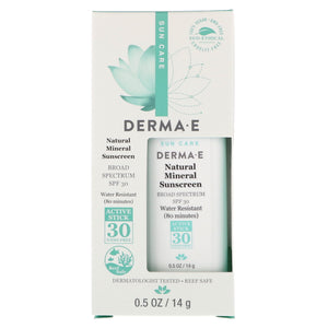 Derma E: Natural Mineral Sunscreen, SPF 30