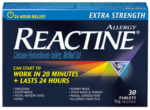 Reactine®: Allergy Tablets 5mg