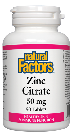 Natural Factors: Zinc Citrate