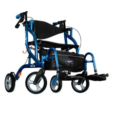 Load image into Gallery viewer, Drive Medical: Fusion 2in1 Folding Rollator &amp; Transport Chair
