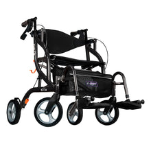 Load image into Gallery viewer, Drive Medical: Fusion 2in1 Folding Rollator &amp; Transport Chair
