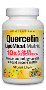 Natural Factors: Quercetin LipoMicel Matrix