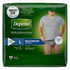 Depend: Men's Maximum Absorbency Underwear