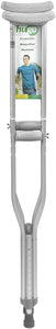 AMG: Hugo Aluminum Ergonomic Crutch with Push-Button Adjustment, Tall