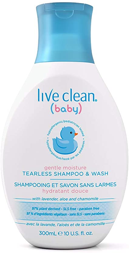 Live Clean: Baby Gentle Moisture Tearless Shampoo & Wash