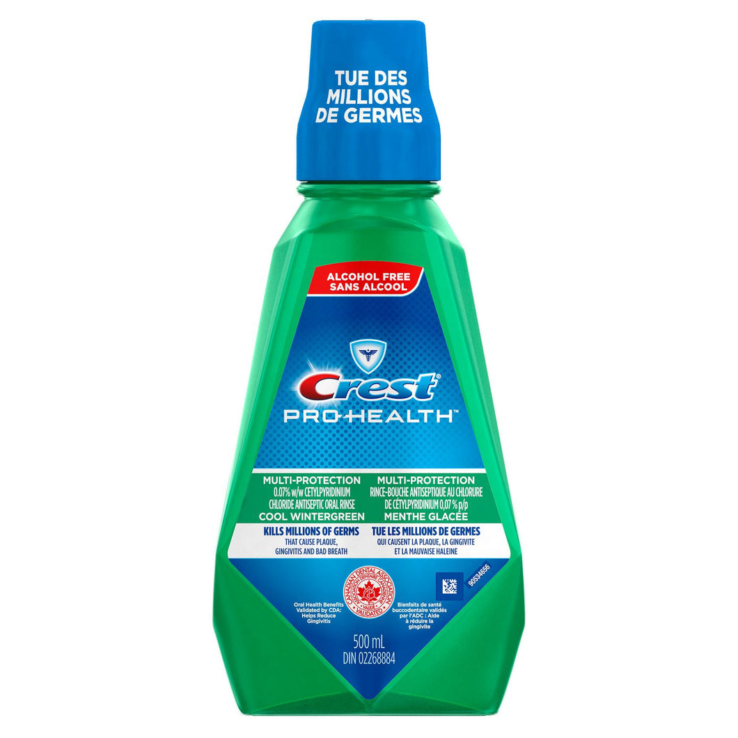 Crest: Pro-Health Multi-Protection Cool Wintergreen Mouthwash