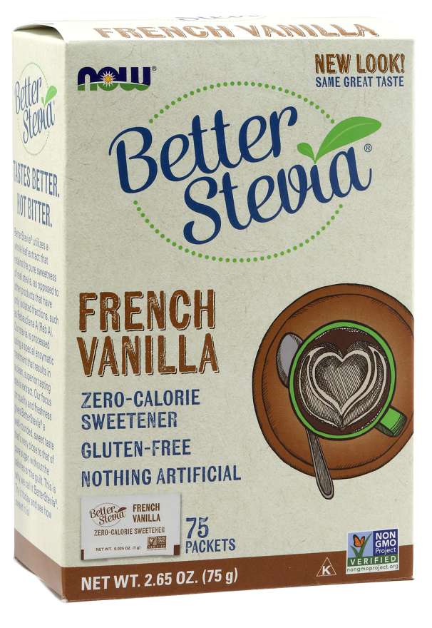 NOW: BetterStevia® French Vanilla packets