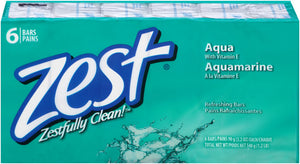 Zest: Aqua with Vitamin E Bar Soap