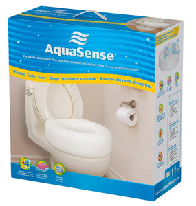 AquaSense: Raised Toilet Seat 4"