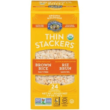 Lundberg: Thin Stackers Brown Rice Salt-Free