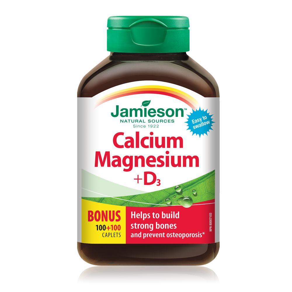 Jamieson: Calcium Magnesium 2:1 & Vitamin D3