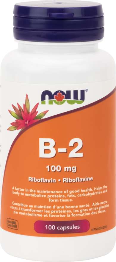 NOW: Vitamin B2 100 mg