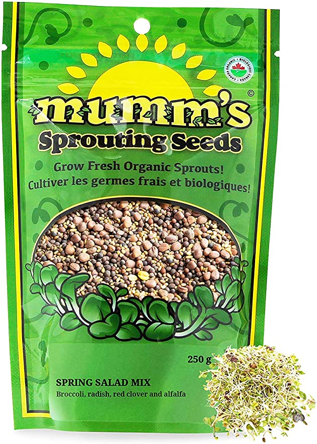 Mumm's: Spring Salad Mix Sprouting Seeds