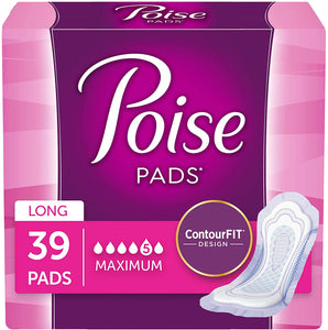 Poise: Incontinence Pads, Maximum Absorbency