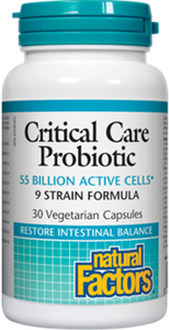 Natural Factors: Critical Care Probiotic 55 Billion Live Probiotic Cultures