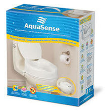 Load image into Gallery viewer, AquaSense: Raised Toilet Seat With Lid
