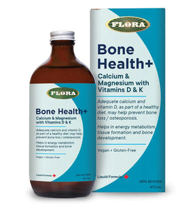 Flora: Bone Health+ Calcium & Magnesium with Vitamins D + K