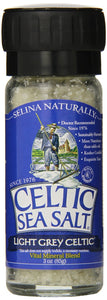 Celtic Sea Salt: Light Grey Celtic Sea Salt Grinder