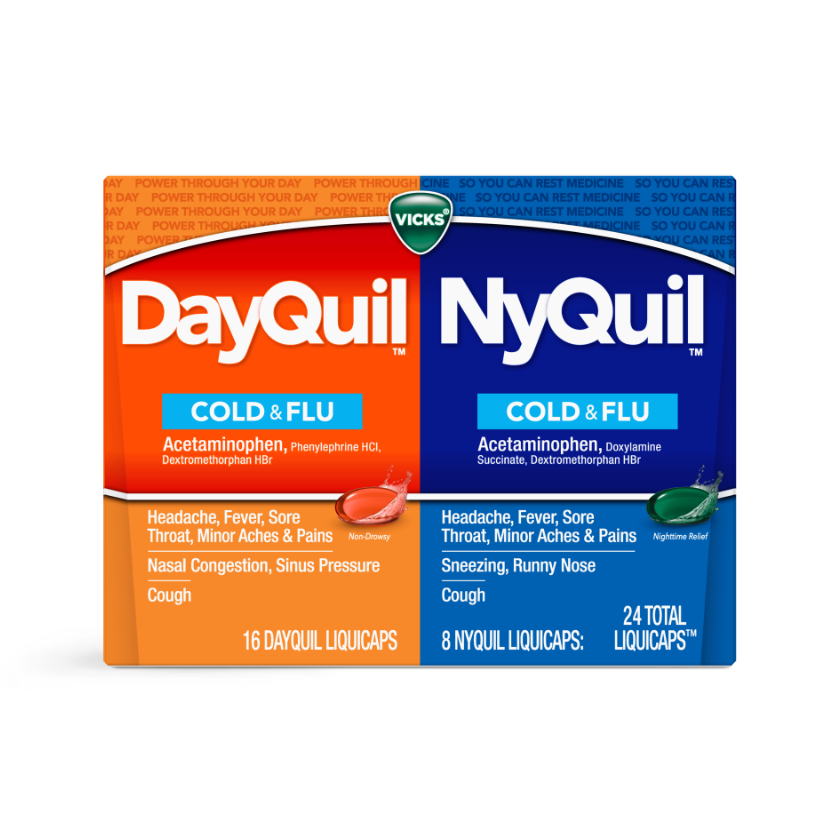 Vicks: Dayquil/Nyquil Cold & Flu Multi System Liquicaps