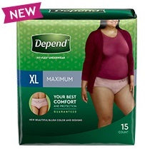 Depend: Women’s Underwear - Maximum Absorbency