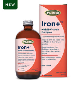 Flora: Iron+ with B-Vitamin Complex Liquid