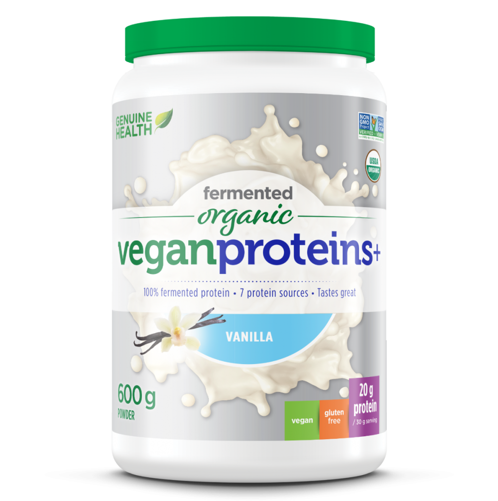 Genuine Health: Fermented Organic Vegan Proteins+