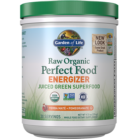 Garden of Life: Raw Organic Perfect Food Energizer Powder - Pomegranate - Yerba