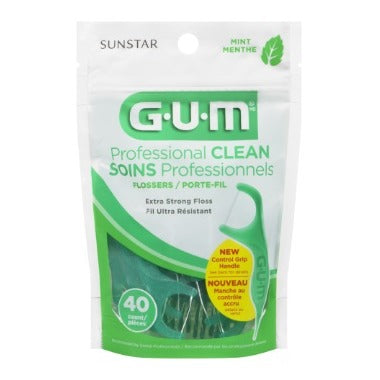 GUM: Professional Clean Flossers Mint