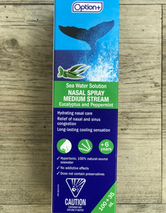 Option+: Sea Water Solution Nasal Spray