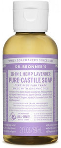 Dr. Bronner's: 18 in 1 Pure-Castile Liquid Soap, Travel Size