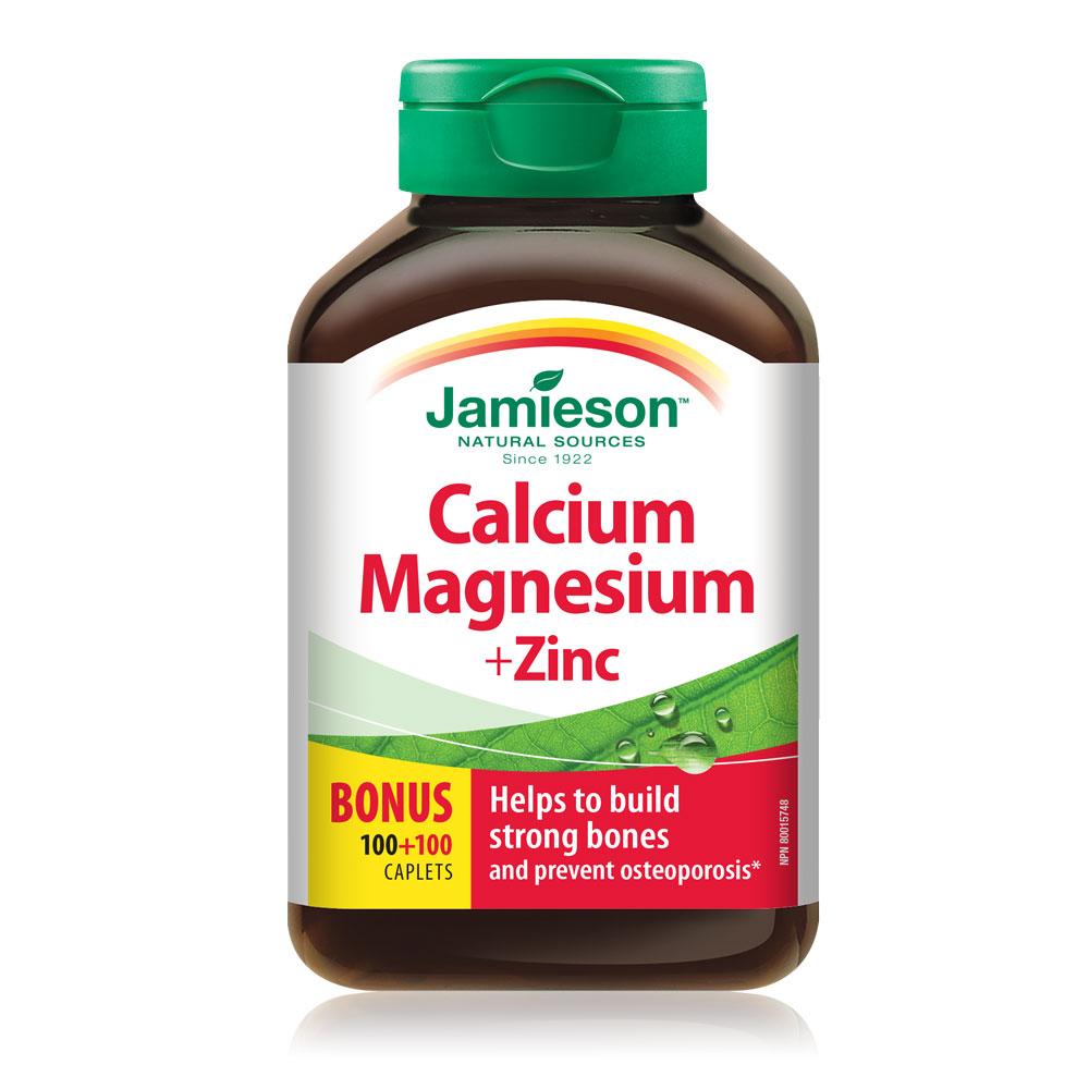 Jamieson: Calcium Magnesium 2:1 & Zinc