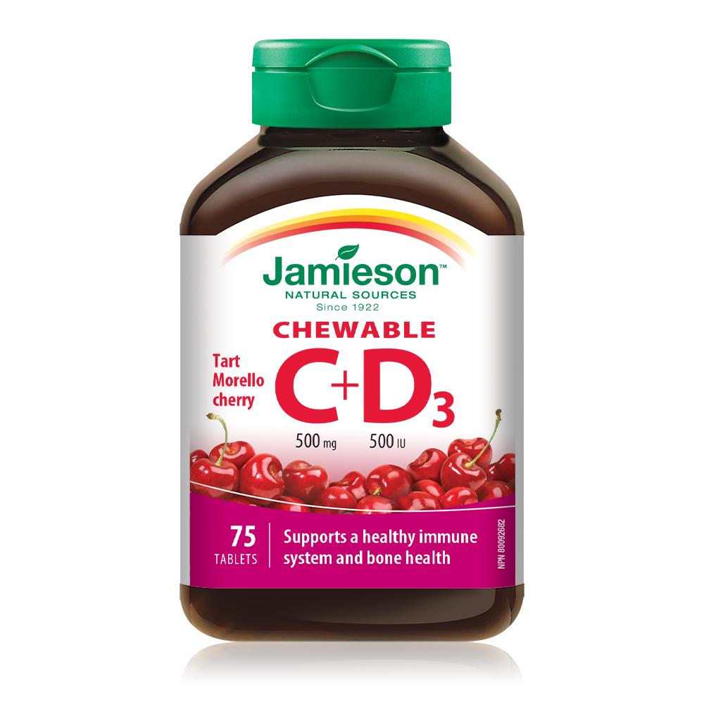 Jamieson: Vitamin C & Vitamin D Chewable