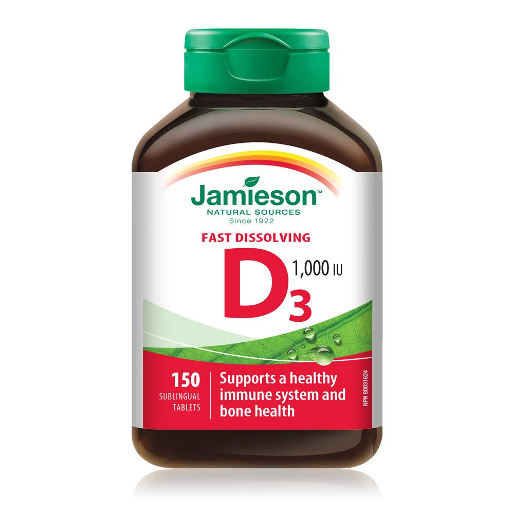 Jamieson: Vitamin D3 Fast Dissolving